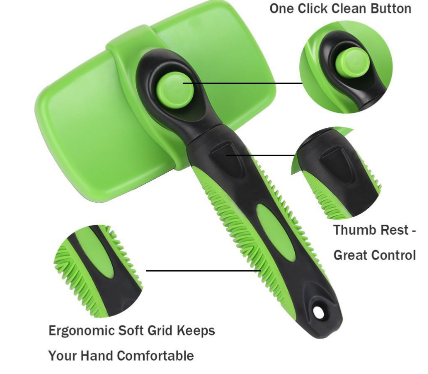 Self-Cleaning Pet Grooming Brush
