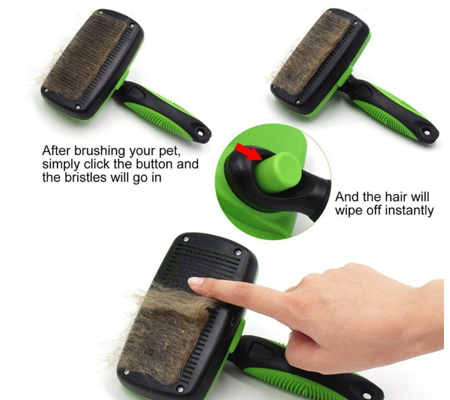 Self-Cleaning Pet Grooming Brush