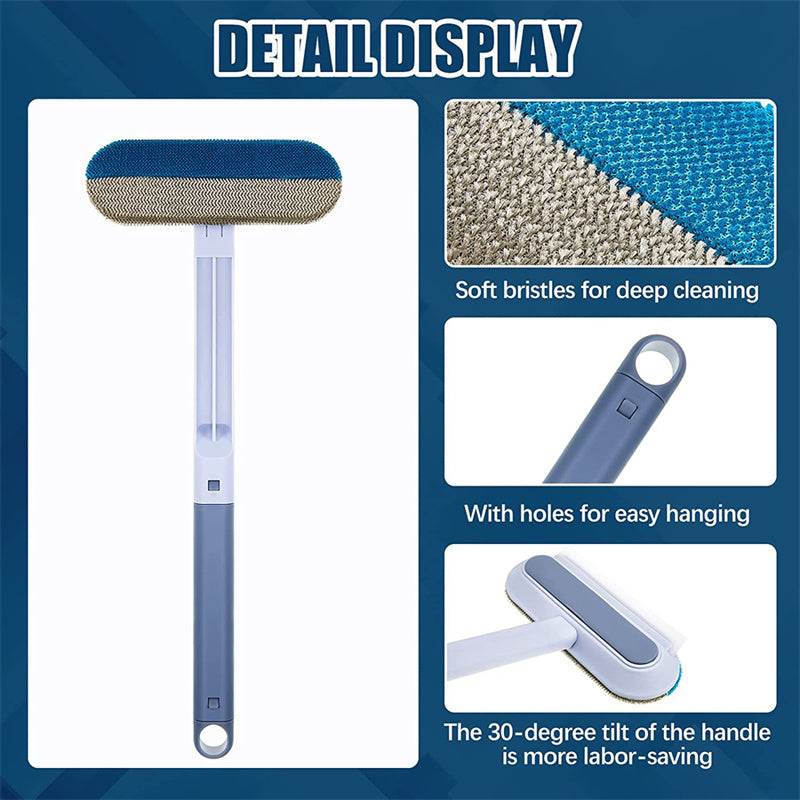 Reusable Pet Hair Remover Brush with Extension Handle